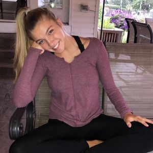 soft purple long sleeve